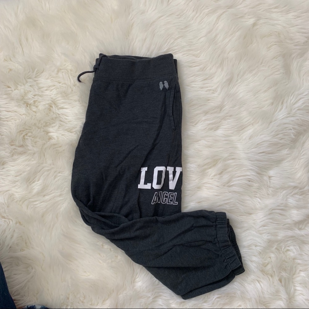 PINK sweats boyfriend fit